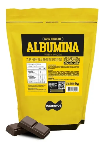 Albumina Naturovos 1kg Chocolate