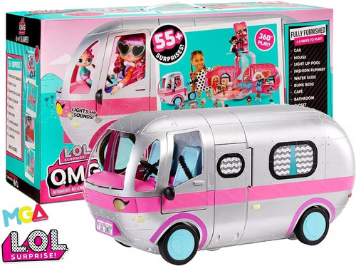 Lol Surprise Glamper 4en1 Caravana Casa Camper L.o.l U.s.a