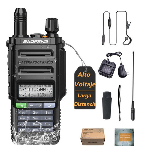 Radio Baofeng Uv-9r Pro Bidireccional Ip68 Impermeable V/uhf