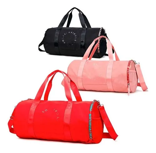 Bolso Deportivo Gym Urbano Viaje Las Oreiro Mujer Resistente