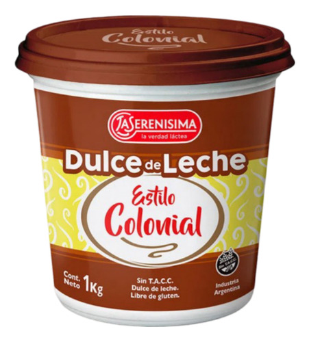 Dulce Leche La Serenísima Colonial 1kg