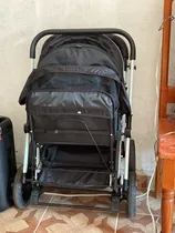 Comprar Carriola De Paseo Infanti Park Negro Con Chasis Color Dorado