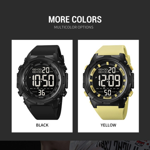 Reloj Digital Electrónico Led Impermeable Skmei 50m