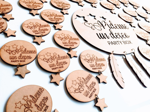 Imagen 7 de 9 de Kit Nacimiento Baby Shower Personalizado - Mdf