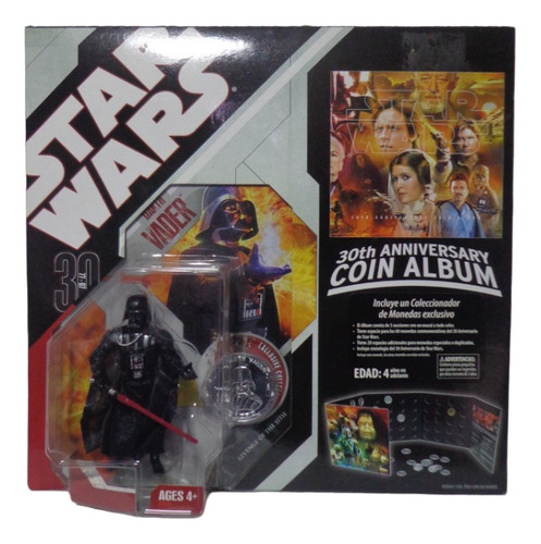 Darth Vader Star Wars 30th Coin Album Hasbro 2006