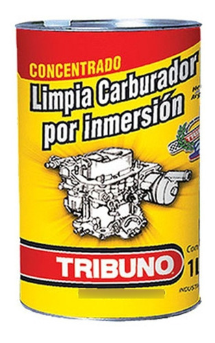 Limpia Carburador Por Inmersion 1 Litro Concentrado Tribuno