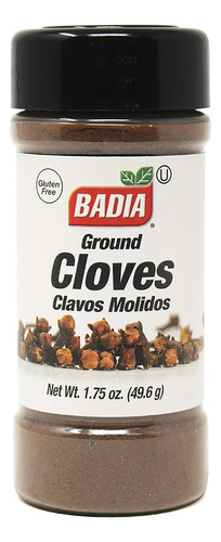 Badia Spices Clove Clavo De Olor Molido 49,6gr S/tacc Kosher