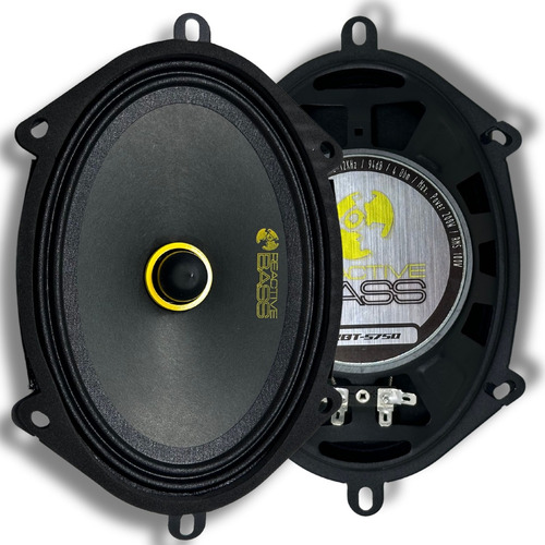 2 Pzas Resistent Par Woofer 5x7 Midrange Rbt-5750