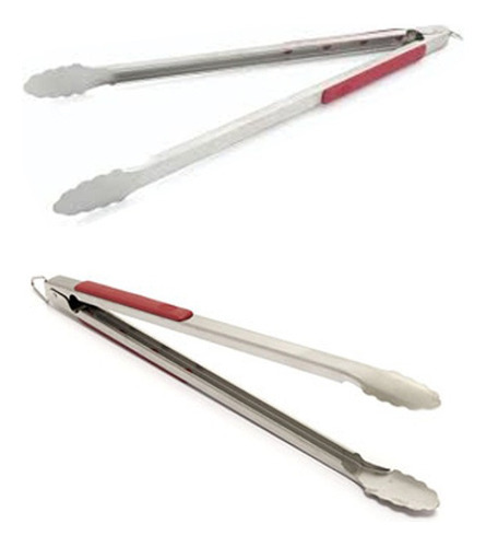 Pinza Gastronomica Media Pro Grip Punta Acero