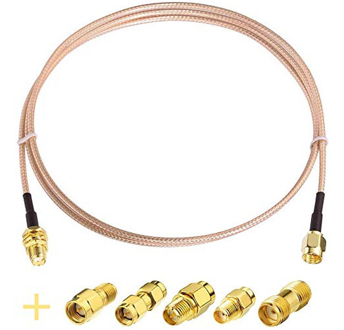 Superbat Sma Macho A Sma Hembra Rf Cable Coaxial De 20 Pulga