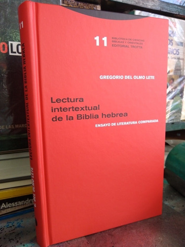 Lectura Intertextual De La Biblia Hebrea Del Olmo Lete -rf L