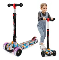 Comprar Scooter Para Niños De 3 A 12 Años, Patinete Plegable Con Rue