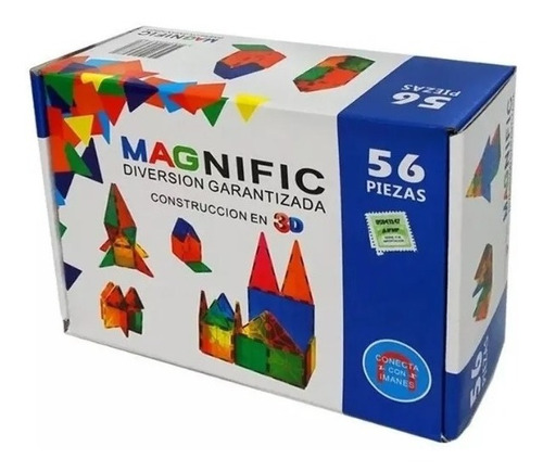 Magnific 56 Piezas Construcción En 3d Envío Gratis!!