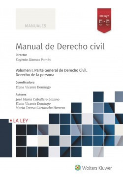 Manual De Derecho Civil Caballero, Jose Maria/vicente, Elena