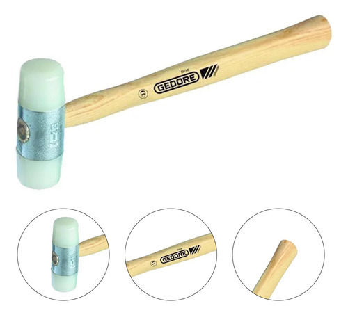 Martelo com acabamento de nylon Gedore 225 E-32