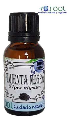 Aceite Esencial Pimienta Negra 100% Puro Natural Orgánico E