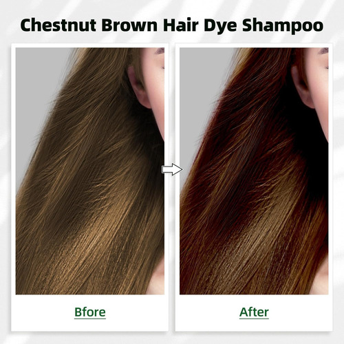 Shampoo De Tintura De Cabelo Natural Orgânico Juanchi 3 Em 1
