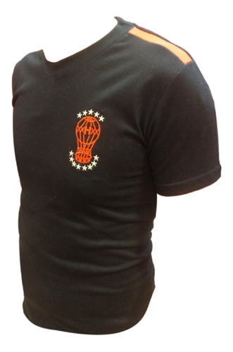 Imagen 3 de 5 de Remera C. A. Huracán De Algodón Negra Globomanía