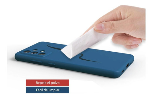 Imagen 3 de 6 de Funda Silicona Gamuza Protector Cámara Para Moto G9 Plus