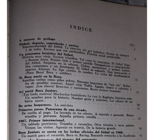 Historia De Boca Juniors, 1° Ed. Con Firmas De Fioravanti (Usado)