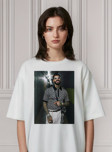 Remera Unisex Real Hasta La Muerte Anuel Aa Rhlm Algodón