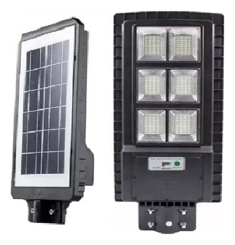 Foco Led Solar 600w+soporte De Instalación + Control Remoto