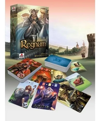 Juego De Mesa Borras Regnum 117 Cartas +8 Años