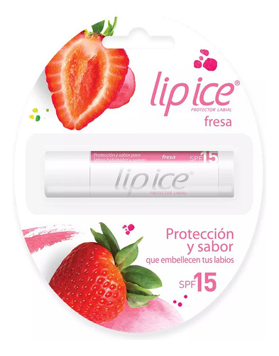 Lip Ice Fresa Spf15 3,5gr