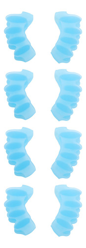 Separador De Dedos De 8 Piezas De Silicona, Diseño Ergonómic
