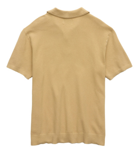 Playera Polo Tejida Lavado Vintage De Fin De Semana