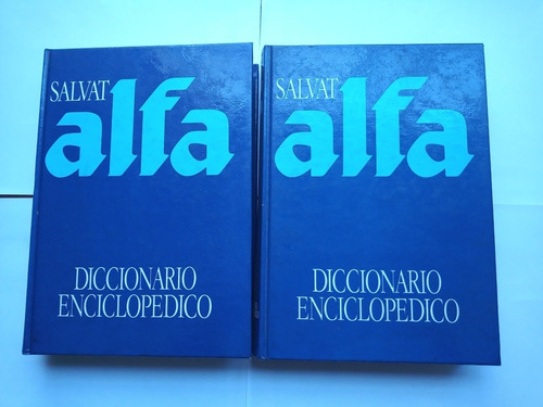 Diccionario Enciclopédico Salvat Alfa - 2 Tomos A- Z 