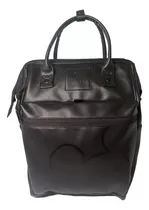 Comprar Mochila Espalda Clandy Mickey Dmk6879 Disney Cartera Ecocuer Color Negro Diseño De La Tela Mickey Mouse Formato Apertura Boca De Pez