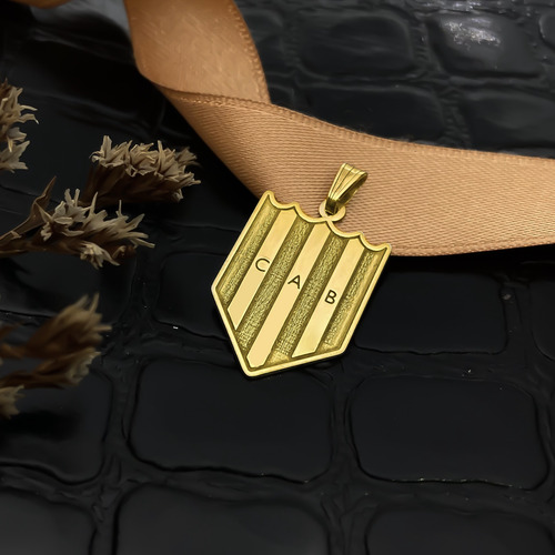 Dije Escudo Fútbol Equipo Argentina Oro 18k Club Atlético Banfield