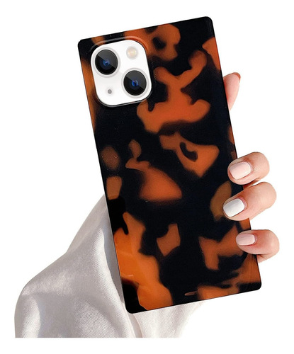 Funda Para iPhone 13 Pro Max, 6.7 In/negra Y Naranja