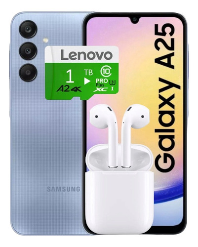 Samsung Galaxy A25 5g + AirPods 2nd + 1tb Micro Sdxc Pro