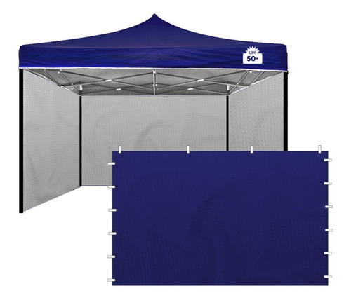 Pared Para Gazebo De 3 X 3 Mts Interior Aluminizado 1 Unidad