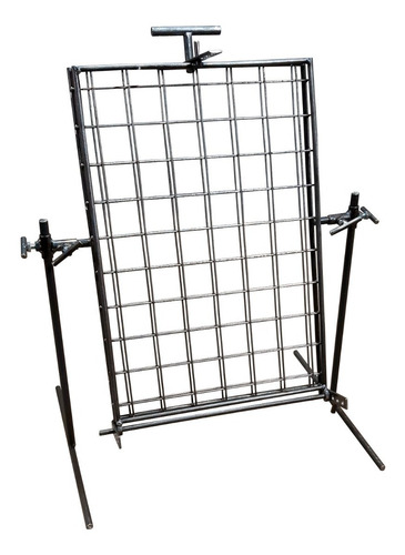 Imagen 8 de 10 de Parrilla Asador Portátil Pinche 35x50cm Varillas Genérico®