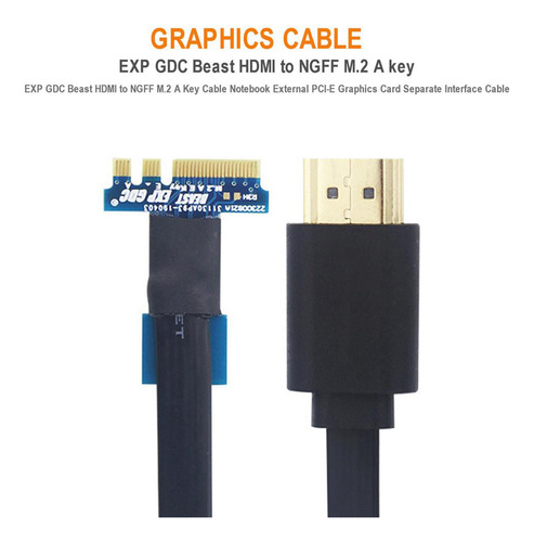Cable Exp Gdc Beast Hdmi A Ngff M.2 Para Tarjeta De Vídeo Ex