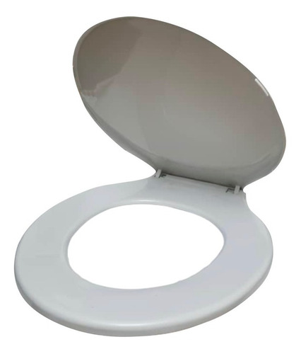 Imagen 1 de 2 de Tapa Asiento Marca Resimol Para Poceta Color Gris