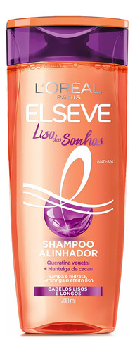 Kit 2 Shampoo Elseve Liso Dos Sonhos 200ml