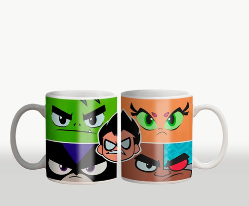 Caneca Cerâmica Herois Da Dc - Jovens Titãs Em Ação