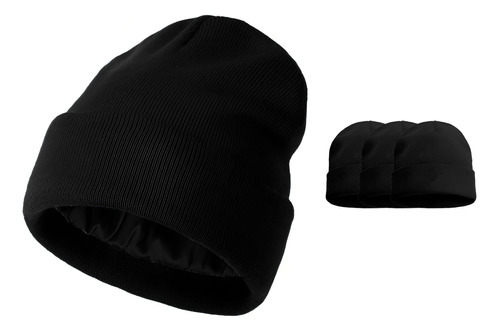 Pack 3 Gorros De Invierno Beanie Unisex Gorros Para Adulto 