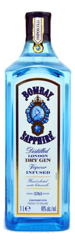 Gin Bombay Sapphire Dry 1 Litro /original Sellado