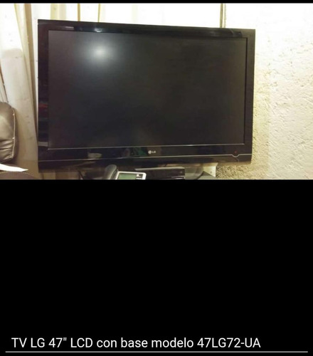 Television Lg Plasma 47 Y Base Detalle P Arreglar Solo Cdmx (Usado)