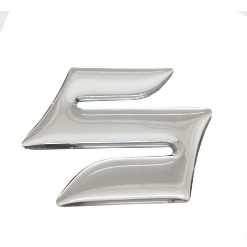 Imagem 3 de 3 de Adesivo Emblema S Suzuki Tanque Hayabusa, Bandit, Bking