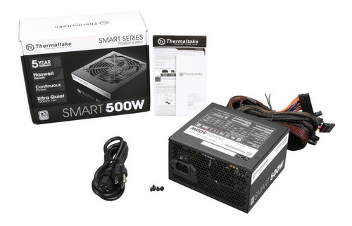 Imagen 4 de 6 de Fuente Pc Thermaltake Smart White 500w 80 Plus Tr-500