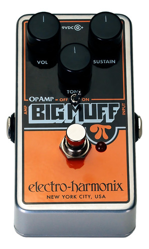 Pedal Electro-harmonix Op-amp Big Muff Pi Fuzz Clásico 70 S