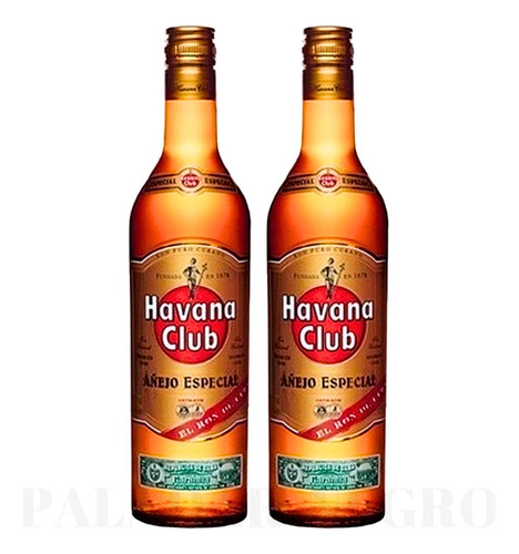 Ron Havana Club Añejo Especial Dorado 750ml X2 Paladar Negro