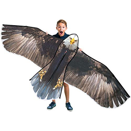 Jekosen 70  Bald Eagle Huge Kite Para Niños Y Adultos Cuerda