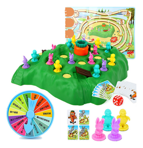 Juego De Mesa Competitivo Interactivo Tortoise Bunny Trap